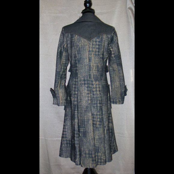 Unique Midi Retro Military Style Trench Coat L0032 - Picture 2 of 3